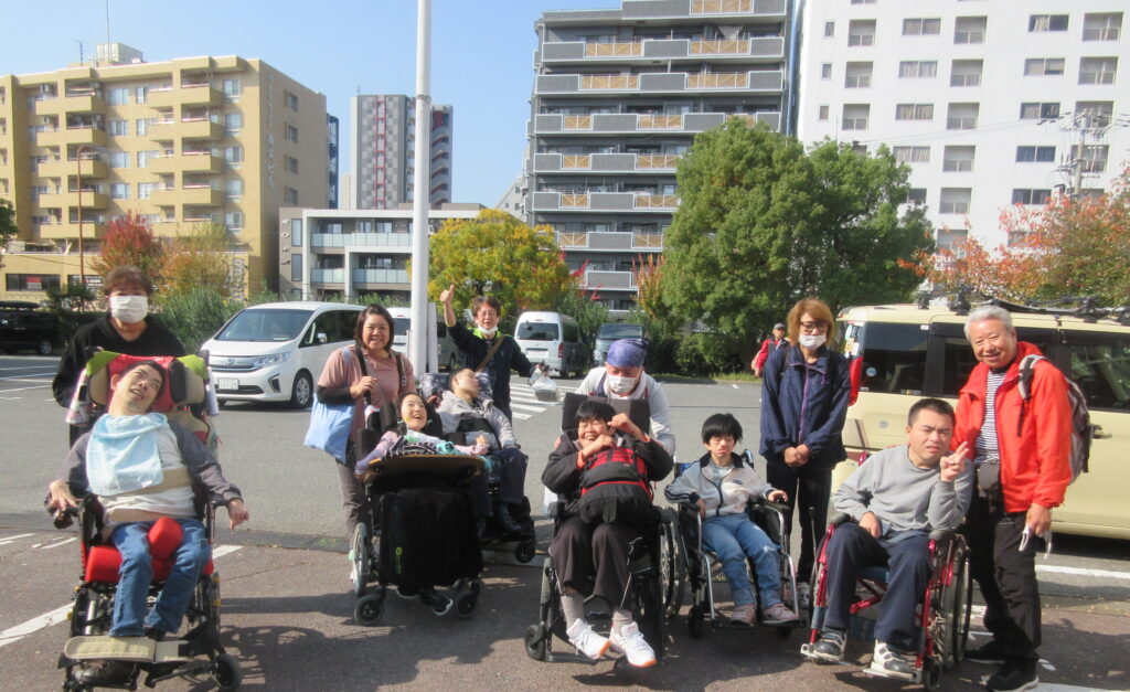 みすぎ お出かけで記念写真